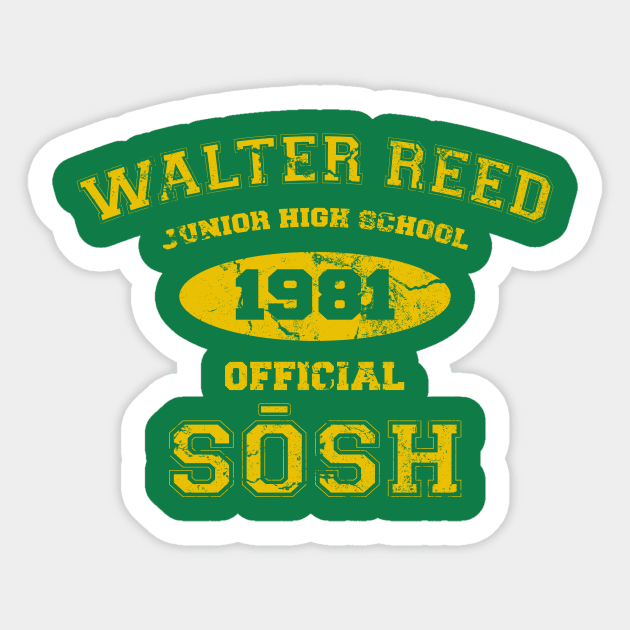 Walter Reed Sosh 1981 Sticker by BobbyDoran